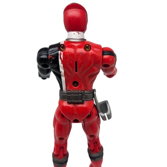 Power Ranger SPD Red & Black Ranger 2004 Bandai 6" Action Figure - Picture 4 of 5